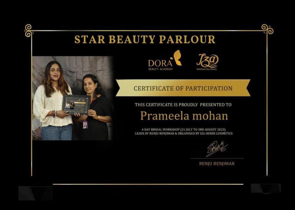 STAR BEAUTY PARLOUR KUNNAMKULAM